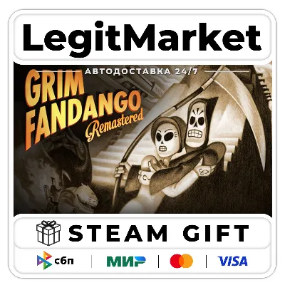 Grim Fandango Remastered / Steam АВТО / РУ + МИР - irongamers.ru
