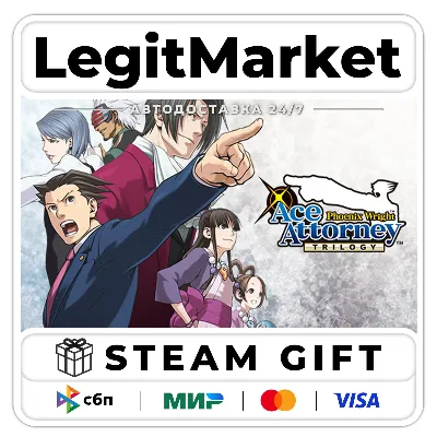Phoenix Wright: Ace Attorney Trilogy / Steam АВТО / РУ + МИР - irongamers.ru