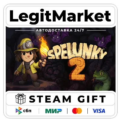 Spelunky 2 / Steam АВТО / РУ + МИР - irongamers.ru