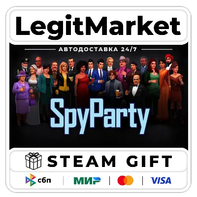 SpyParty / Steam АВТО / РУ + МИР - irongamers.ru