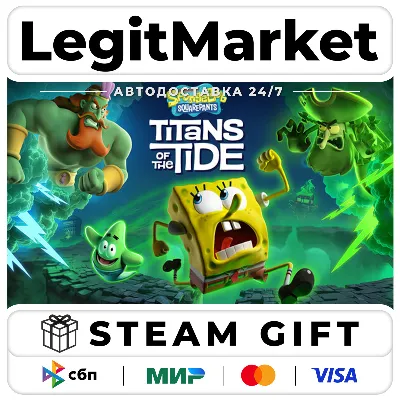 SpongeBob SquarePants: Titans of Tide Steam АВТО РУ+МИР - irongamers.ru