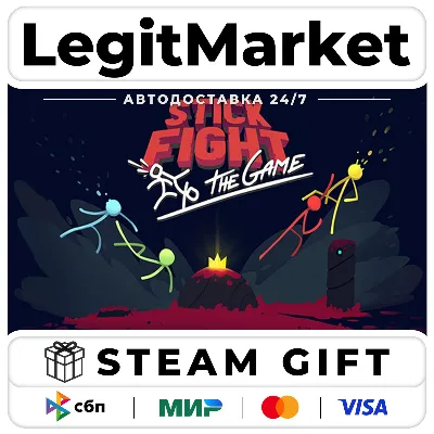 Stick Fight: The Game / Steam АВТО / РУ + МИР - irongamers.ru
