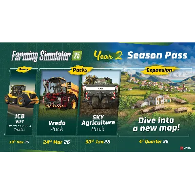 Farming Simulator 25 Year 1 + Year 2 Season Pass + ВСЕ DLC | LOGIN:PASS | АВТО 24/7 - irongamers.ru