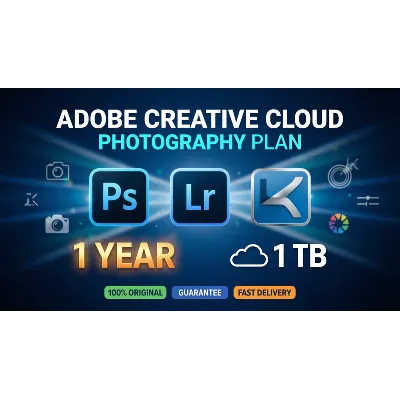 Adobe Creative Cloud Photography Plan Subscription (1 TB) (12 МЕСЯЦЕВ) США - irongamers.ru