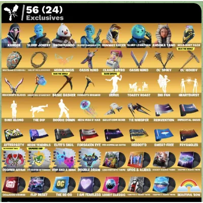 FORTNITE ALL PLATFORMS 236 SKINS (27 PAID) FULL ACCESS - irongamers.ru