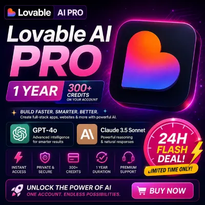 Lovable AI Pro – 1 год | 304+ кредитов на вашем аккаунте | GPT-4o и Claude 3.5 Sonnet - irongamers.ru