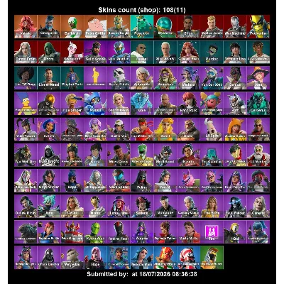 Мгновенный доступ • FN (все платформы) • 108 skins • Valeria •1350 VB • Полный доступ - irongamers.ru