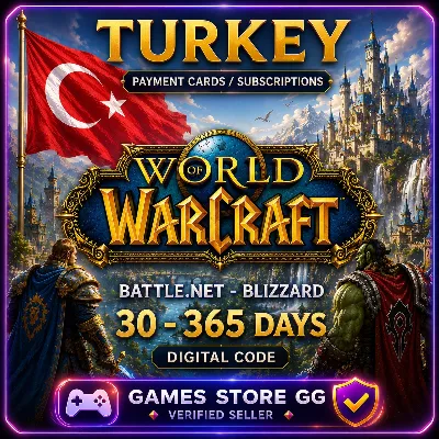 WOW Тайм Карта / Подписки ТУРЦИЯ • BATTLE.NET - irongamers.ru