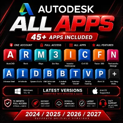 Autodesk Все Приложения 2024/2025/2026/2027 | Доступ на 1 Год + Активация - irongamers.ru