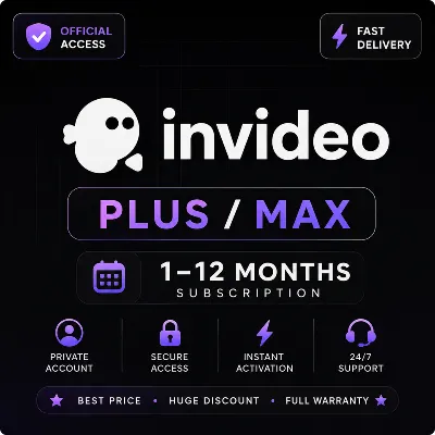 Подписка InVideo AI Plus / Max | 1–12 месяцев | Обновление / Продление | Быстрая дост - irongamers.ru