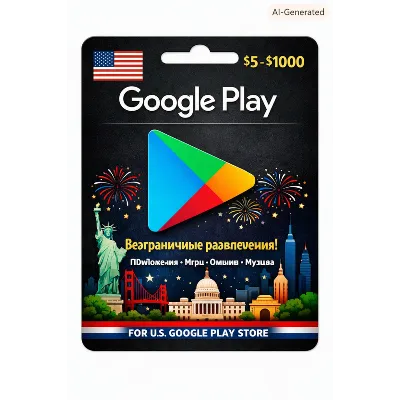 Google Play Gift Card US | $5–$1000 – Google Play – Аккаунт США - irongamers.ru