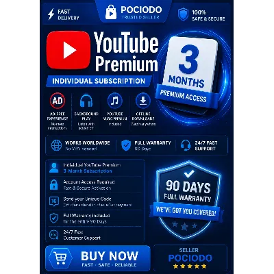 YouTube Premium 3 мес — Индивидуальный | Гарантия | GLOBAL - irongamers.ru