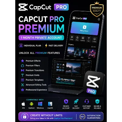 CapCut Pro | Личный аккаунт на 1 месяц | Индивидуальный тариф | Быстрая доста - irongamers.ru