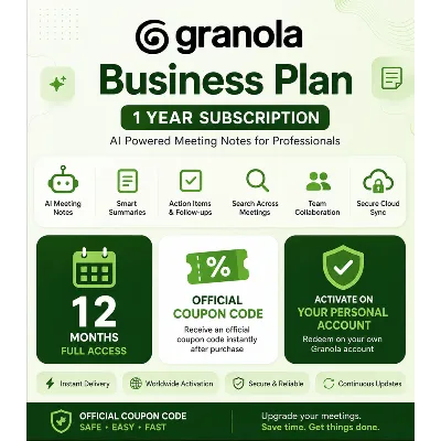 Granola AI Business | 1 Year Subscription on Your Personal Account - irongamers.ru