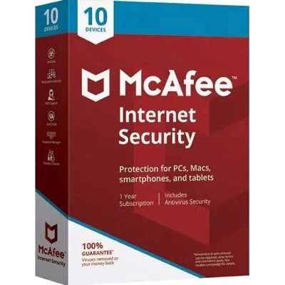 McAfee Internet Security | 10 ПК | 1 год | Ссылка для скачивания | Только для Windows - irongamers.ru