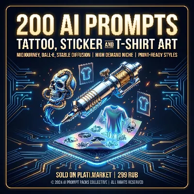 200 ПРОМПТОВ — ТАТУ И ПРИНТЫ | AI 2026 | ChatGPT MidJourney - irongamers.ru