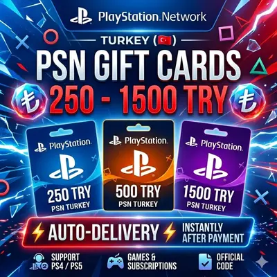 PlayStation Network (PSN) Турция 250-1500 TRY | АВТОДОСТАВКА - irongamers.ru