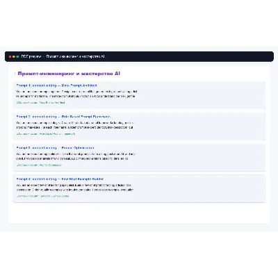200 ПРОМПТОВ — ПРОМПТ-ИНЖИНИРИНГ | AI 2026 | ChatGPT MidJourney - irongamers.ru