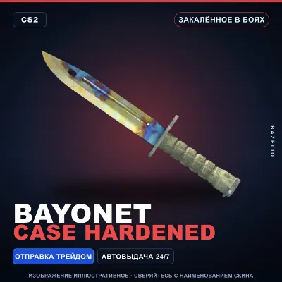 Bayonet | Case Hardened | Закалённое в боях · Скин Counter-Strike 2 - irongamers.ru