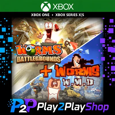 WORMS BATTLEGROUNDS + WORMS W.M.D XBOX КЛЮЧ - irongamers.ru