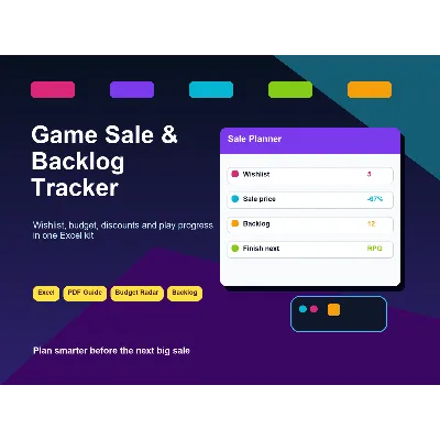Game Sale & Backlog Tracker - Excel планер игр - irongamers.ru