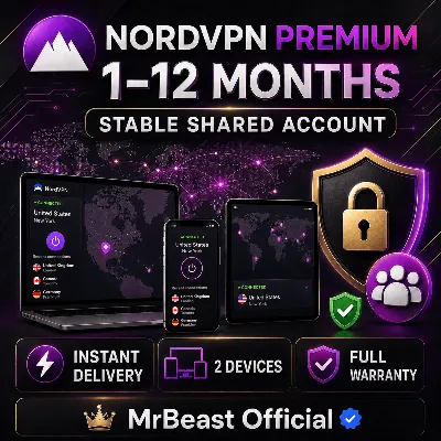 NordVPN Premium на 1–12 месяцев | Стабильный общий аккаунт | Мгновенная доставка - irongamers.ru