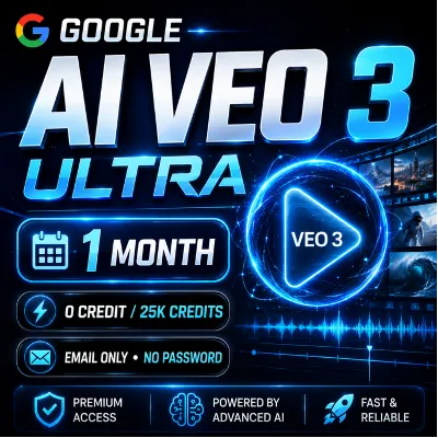 Google AI Veo 3 Ultra | 1 Месяц | 0 / 25K Кредитов | Активация Аккаунта - irongamers.ru