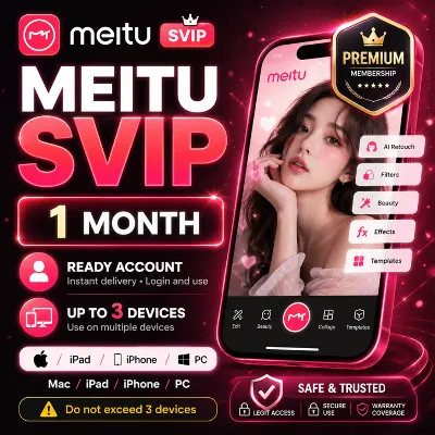 Meitu SVIP | 1 Month | Ready Account | Up to 3 Devices | Fast Delivery | Warranty - irongamers.ru