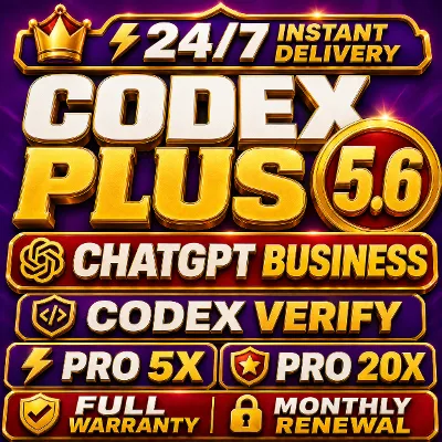 [24/7] ChatGPT 5.6 PLUS + CODEX VERIFY | GO | PRO 5X / 20X | BUSINESS | FULL WARRANTY - irongamers.ru