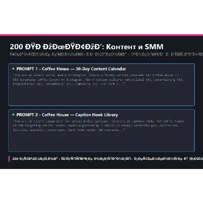 200 ПРОМПТОВ — КОНТЕНТ И SMM | AI 2026 | ChatGPT MidJourney - irongamers.ru