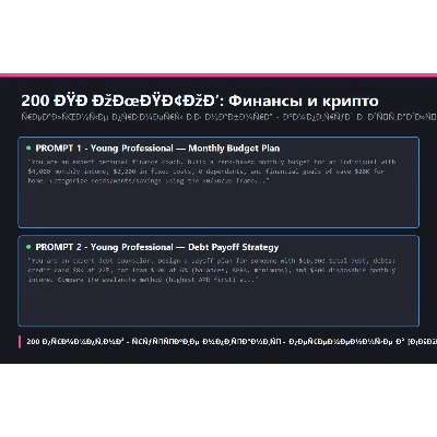 200 ПРОМПТОВ — ФИНАНСЫ И КРИПТО | AI 2026 | ChatGPT MidJourney - irongamers.ru