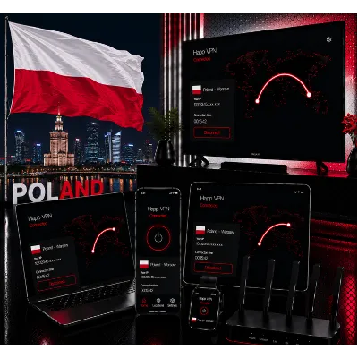 Happ VPN | Польша Статический IP | Защита от DPI | Доступ ИИ | 10 Гбит/с - irongamers.ru