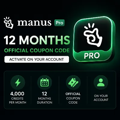 Manus AI Pro (12 месяцев) | Код купона | Активировать в аккаунте - irongamers.ru
