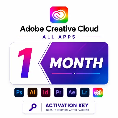 [АВТО24/7] Adobe Creative Cloud PRO на 1 месяц (КЛЮЧ АКТИВАЦИИ) - irongamers.ru