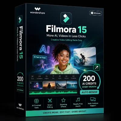 Filmora 15 Account with Ai Credit Lifetime - irongamers.ru