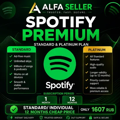 SPOTIFY PREMIUM 1–12 МЕСЯЦЕ РАБОТАЕТ IN В РОССИИ STANDARD / ИНДИВИДУ/ PLATINUM - irongamers.ru