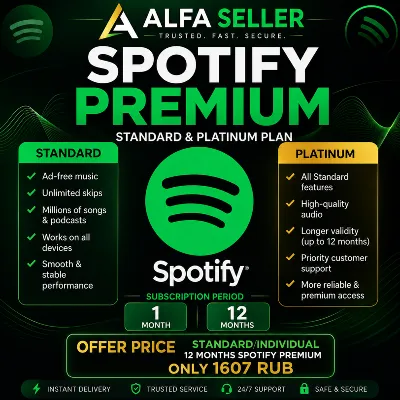 SPOTIFY PREMIUM 1–12 МЕСЯЦЕ РАБОТАЕТ IN В РОССИИ STANDARD / ИНДИВИДУ/ PLATINUM - irongamers.ru