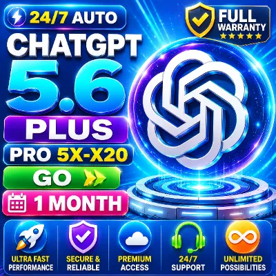 [24/7 AUTO] ChatGPT 5.6 PLUS | PRO 5X-X20 | GO | 1 МЕСЯЦ | ПОЛНАЯ ГАРАНТИЯ - irongamers.ru