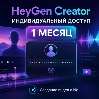 Heygen creator 1 месяц - индивидуальный доступ - irongamers.ru