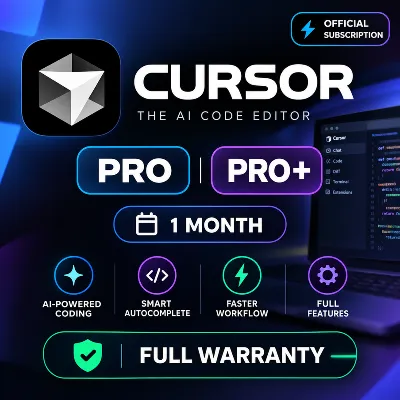 Cursor AI - PRO / PRO+ - 1 месяц / Официальная подписка / Полная гарантия - irongamers.ru