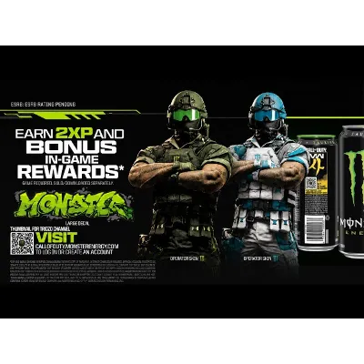 НАБОР CoD MODERN WARFARE 4 / 5 СКИНОВ / MONSTER ENERGY MW4 BUNDLE 2026 - irongamers.ru
