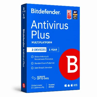 Bitdefender Antivirus Plus 3 Devices 1Year Multiplatform _ Middle east - irongamers.ru