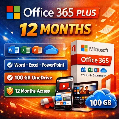 Microsoft Office 365 Plus 12 месяцев | Word Excel PowerPoint | OneDrive 100 ГБ - irongamers.ru