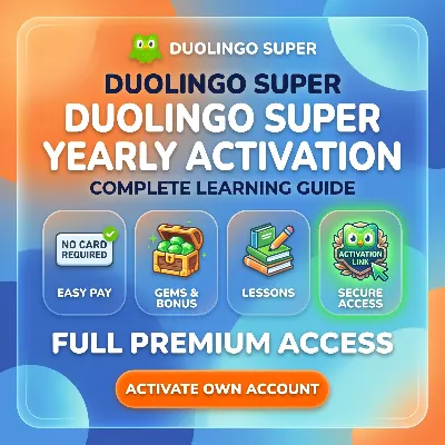 Duolingo Pro Super 1 год | Activation Link | Свой аккаунт | Без карты - irongamers.ru