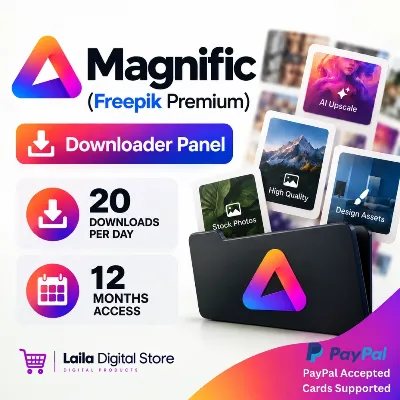 Magnific (Freepik Premium) 12 месяца - 20 загрузок в день - Панель скачивания АВТО - irongamers.ru