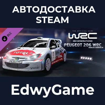WRC Generations - Peugeot 206 WRC 2002 · DLC STEAM GIFT · АВТОДОСТАВКА - irongamers.ru