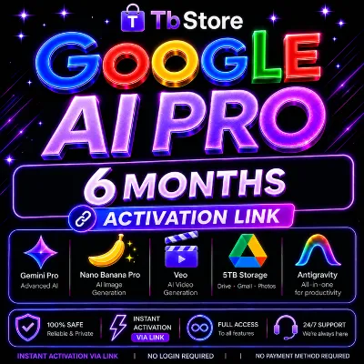 Google AI Pro 5TB | 6 Месяцы+ | Gemini 3.8, Antigravity, Nano Banana Pro, Veo 3.1 - irongamers.ru