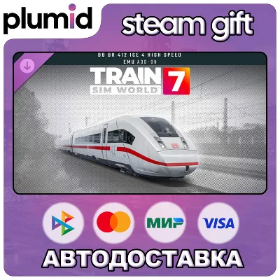 DLC Train Sim World 7: DB BR 412 ICE 4 High Speed EMU Add-On Steam Gift / Россия + МИ - irongamers.ru