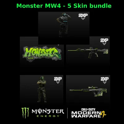 ПАК МОНСТР ЭНЕРДЖИ - Modern Warfare 4 MW4 = 5 КОДОВ - irongamers.ru