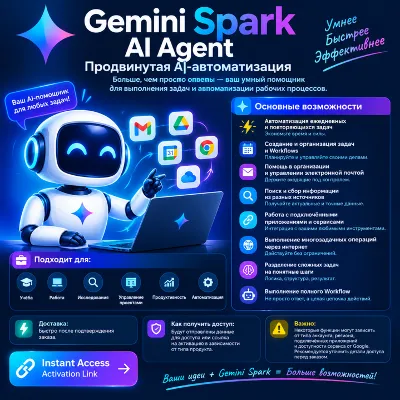 AI-агент Gemini Spark | Продвинутая автоматизация на базе ИИ | Ссылка для мгновенного - irongamers.ru